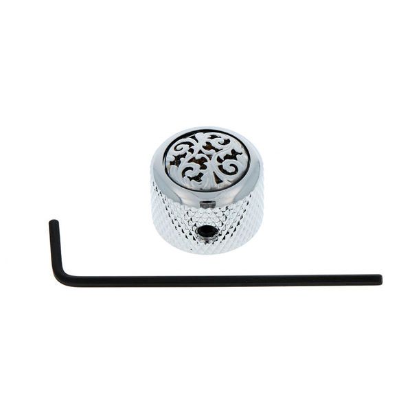 Q-Parts Dome Potiknob Vine Chrome
