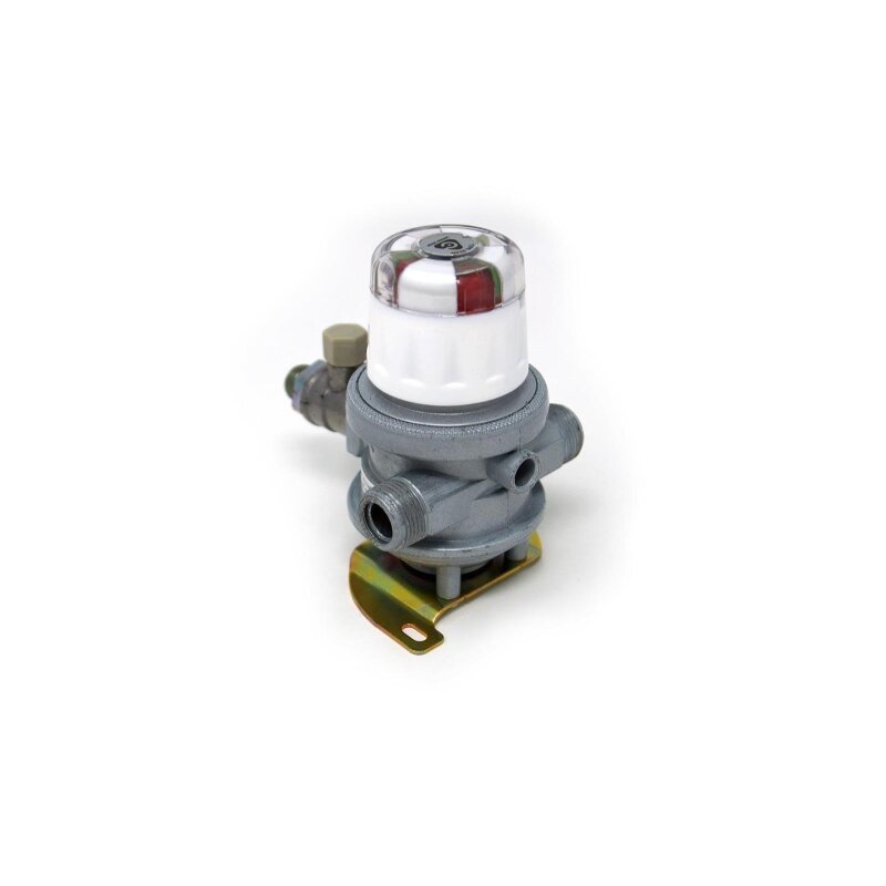 Cavagna 2 Flaschen Gasdruckregler Multimatik 30 mbar 1,5 kg/h mit Prüfventil  G.13 -> Rohrverschraubung 8mm  10mm