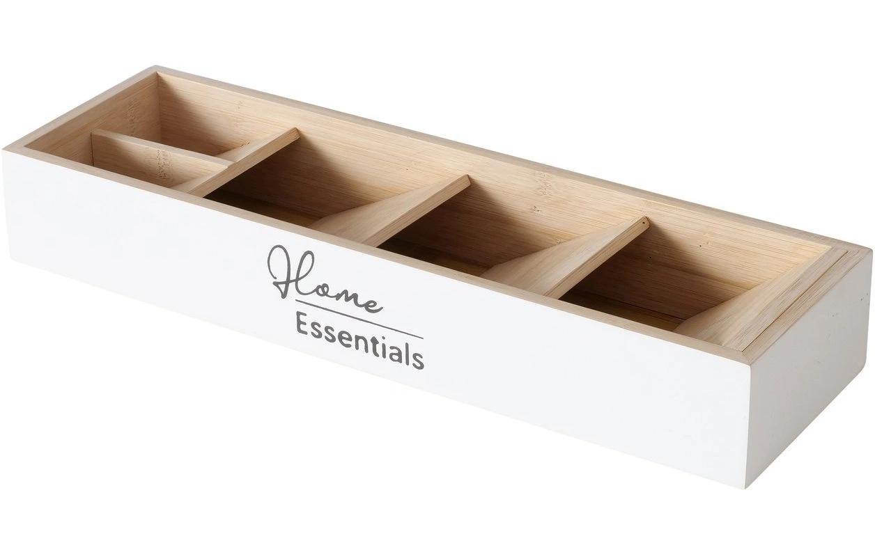 Aufbewahrungskiste Essentials 40 x 12 cm, WeissBox Essentials