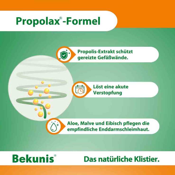 Bekunis Mini-Einlauf mit Propolax Klistiere, 6 St