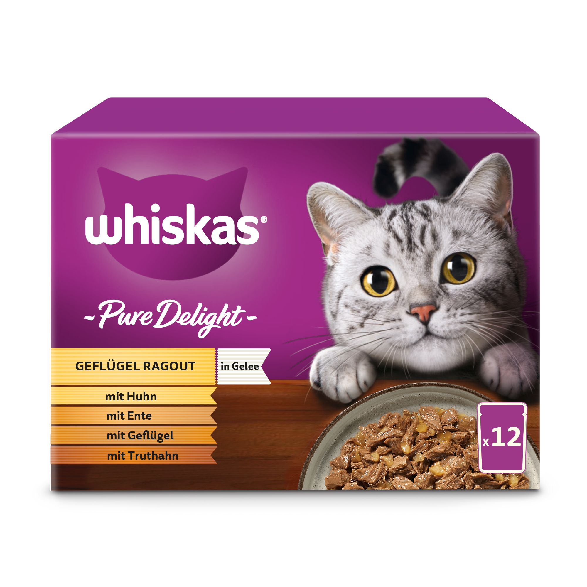 Whiskas Frischebeutel Ragout Geflügel 1+