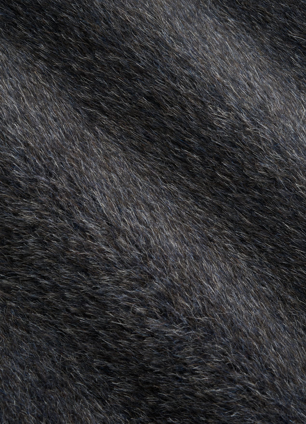 Manteau ceinturé gris foncé