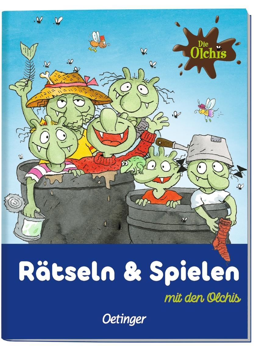 Die Olchis. Puzzle im Buch. 100 Teile
