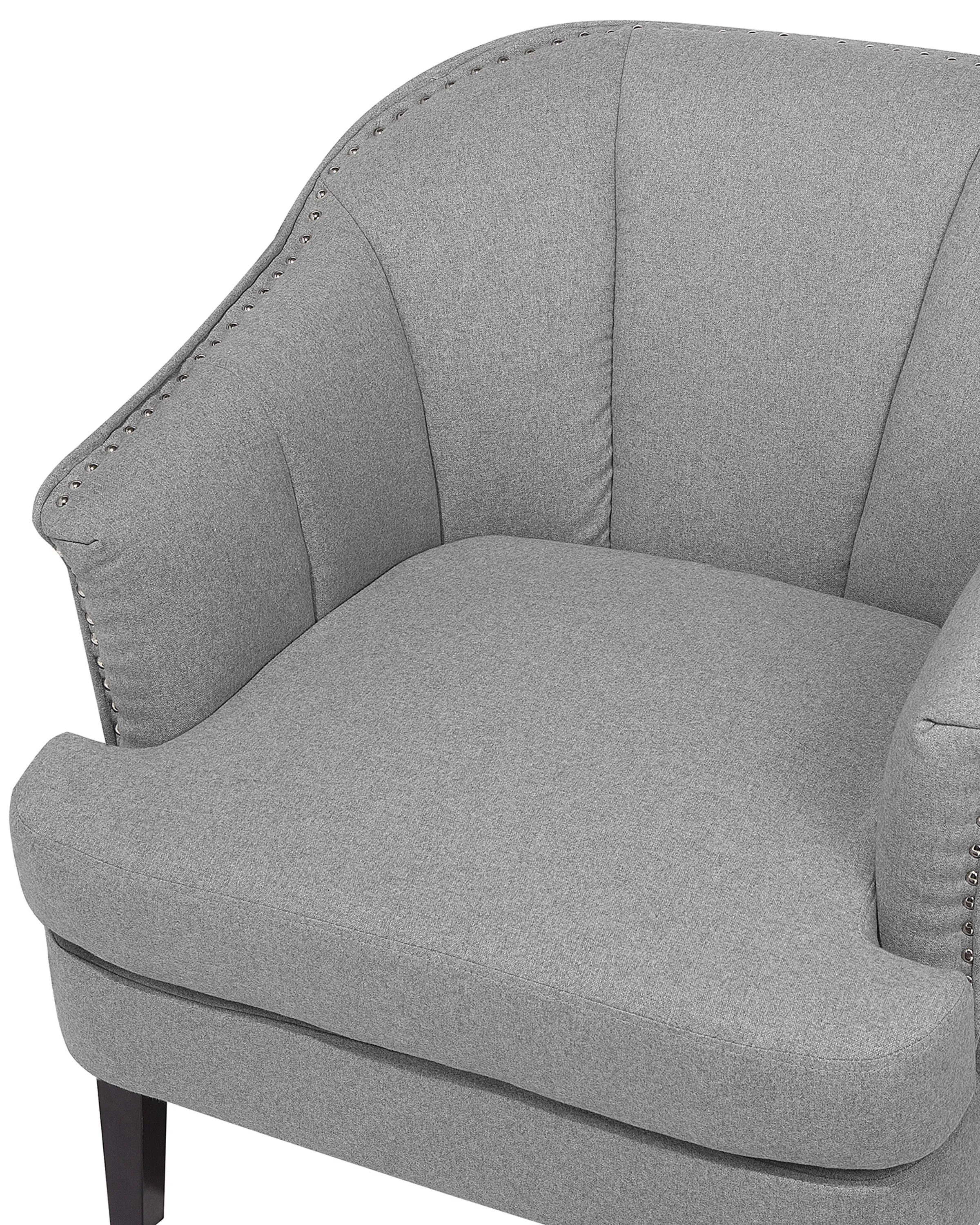 Fauteuil ELVERUM Stof Lichtgrijs