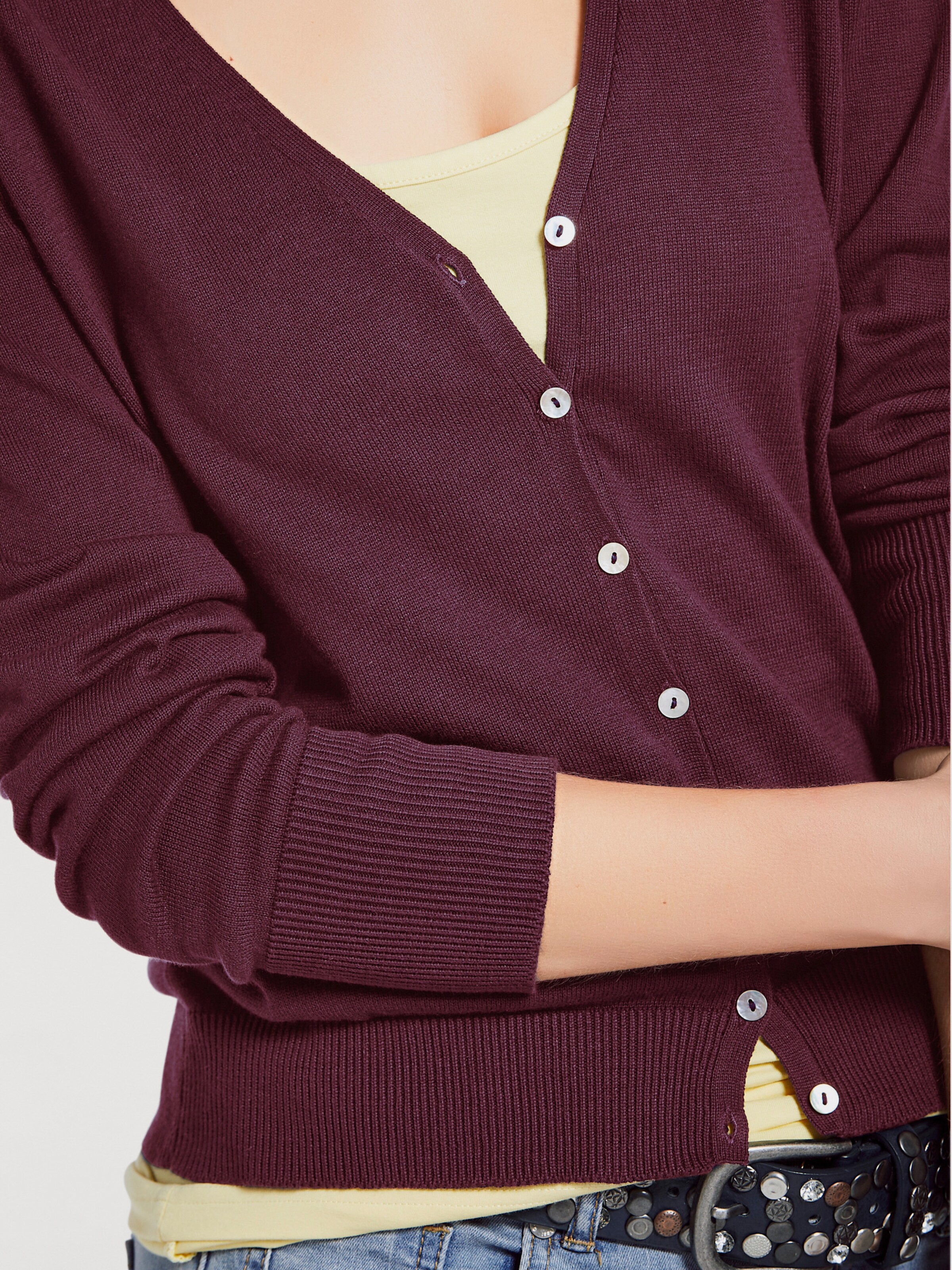 Feinstrickjacke