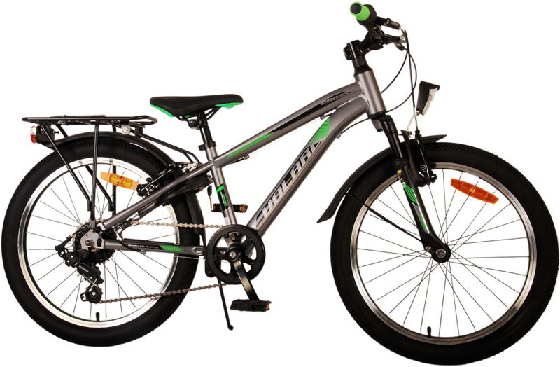 Volare - Cross Kinderfiets - Grijs - Staal - 20 Inch - 6 Versnellingen