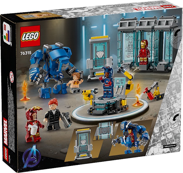 Iron Mans laboratorium: Draktgalleriet LEGO® Super Heroes (76315)