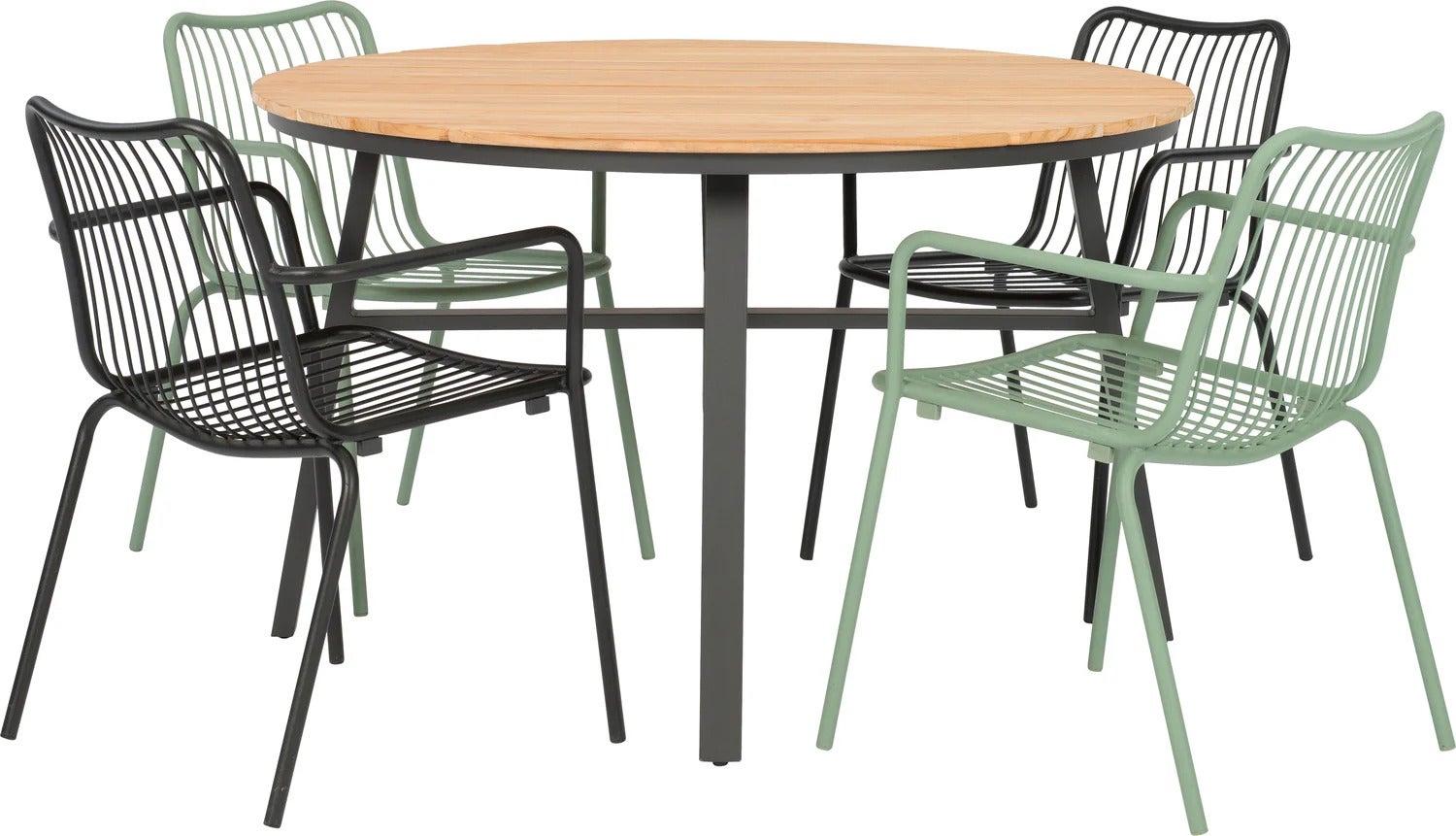 Intratuin 4-zits diningset Flore met Xavi