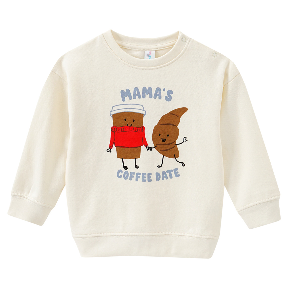 Topomini Baby Sweatshirt und Leggings im Set creme