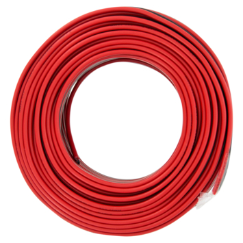 Q-Link luidsprekersnoer 2x0.75mm 25 meter rood/zwart
