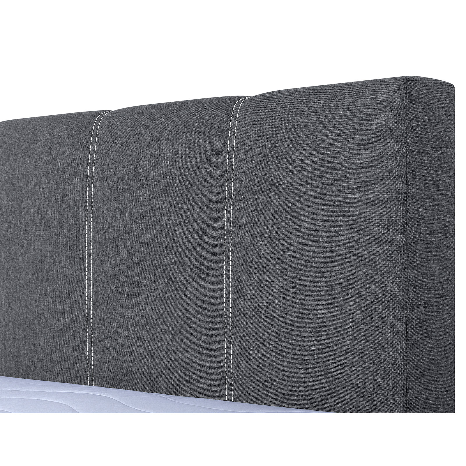 Boxspringbett - silver- H3 - Bonell-Federkern - 140x200 cm