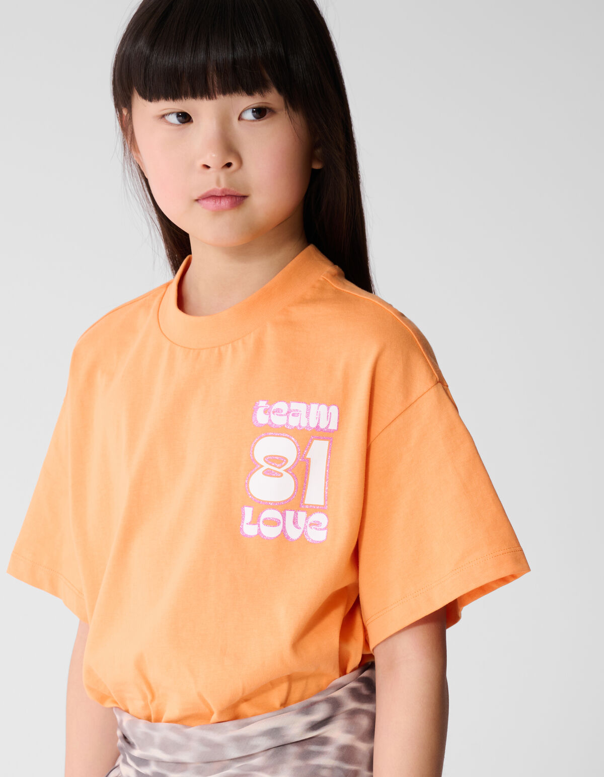 Team Love Artwork T-shirt Oranje