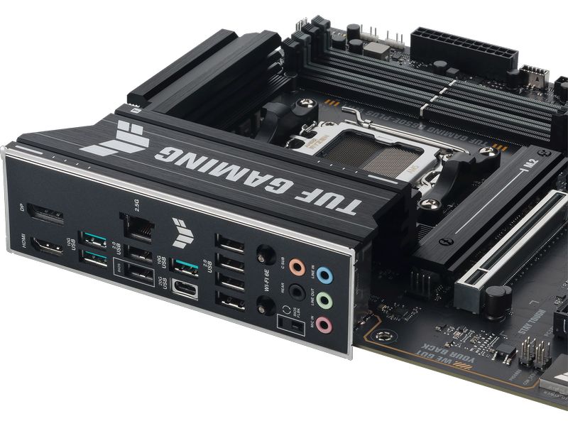 ASUS Mainboard TUF GAMING B650E-PLUS WIFI ATX-Mainboard mit AM5 Sockel und WLAN