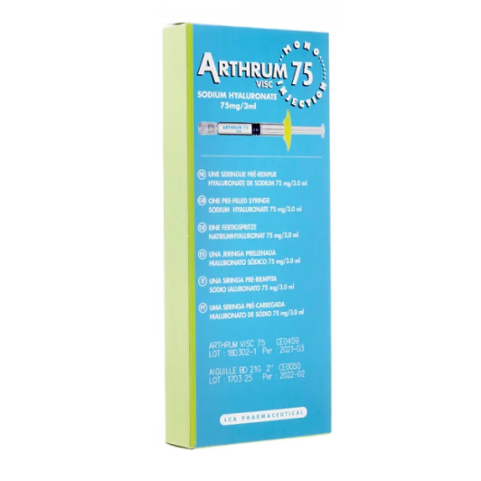 Injection sodium hyaluronique Arthur Visc 75