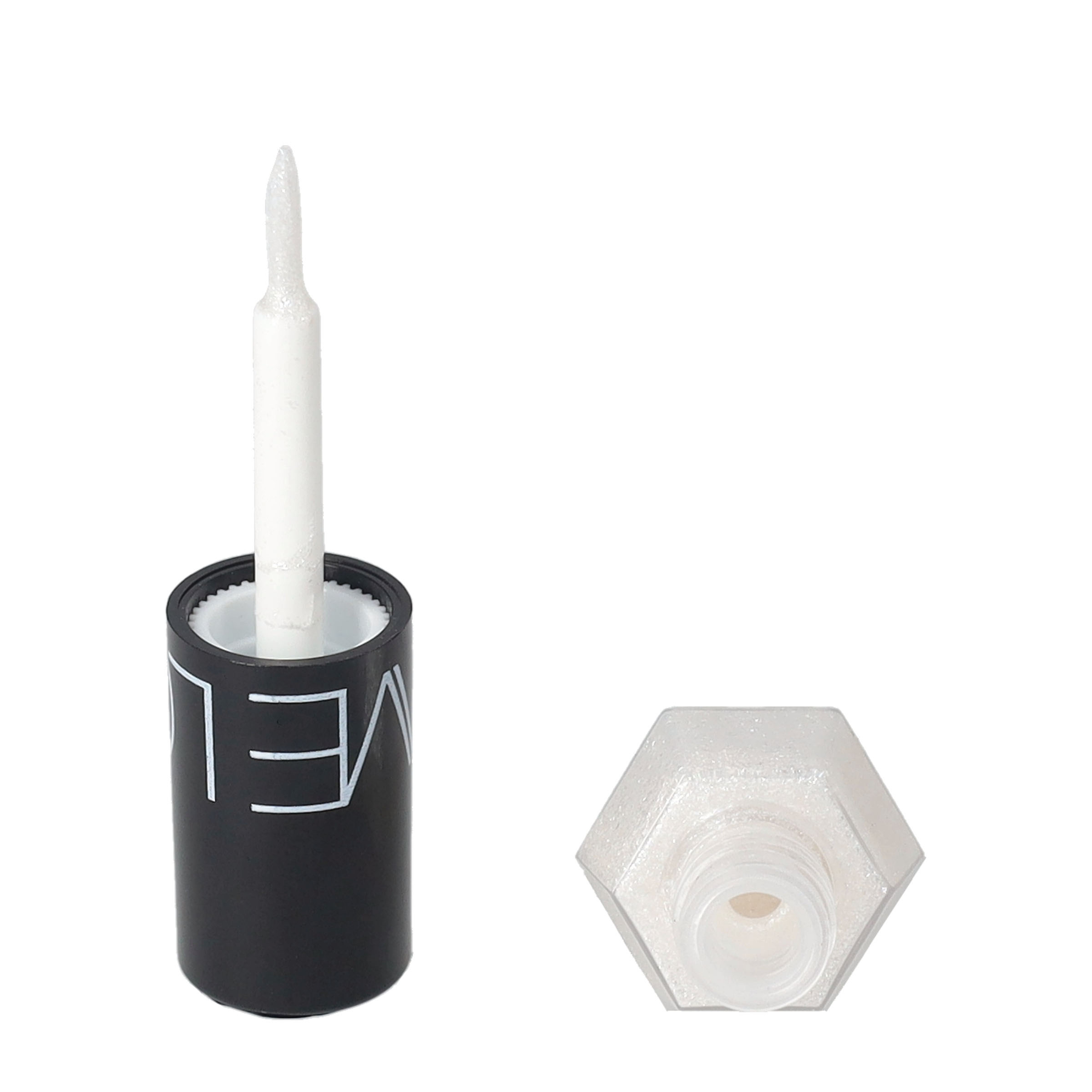 Glitzer Eyeliner Augen MakeUp Stift Flüssiger Glitzer Lidstrich - Weiss