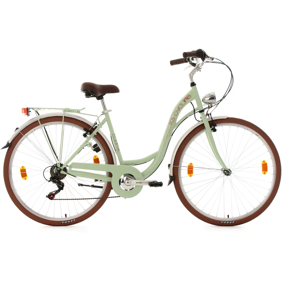 KS Cycling Cityfahrrad 6 Gänge Damenfahrrad Eden 28 Zoll Grün
