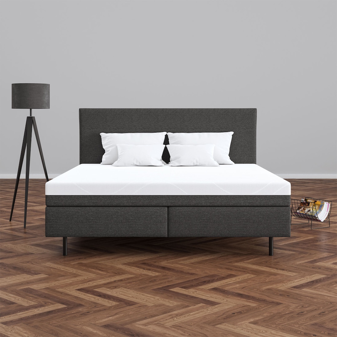 SCHLARAFFIA Boxspringbett MYNAP 180 x 200 cm Casual Graphite