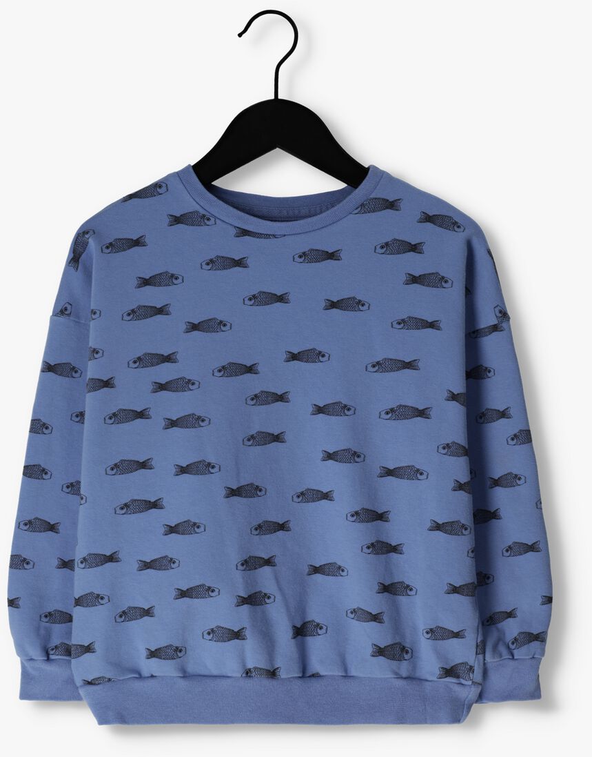 L\u00D6TIEKIDS blauwe l&ouml;tiekids sweater sweatshirt fishes