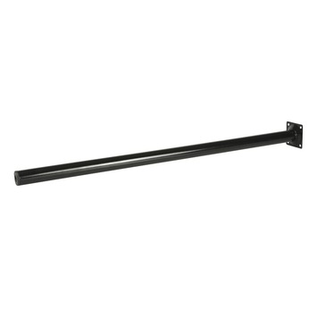 Duraline tafelpoot rond zwart Ø3x70 cm
