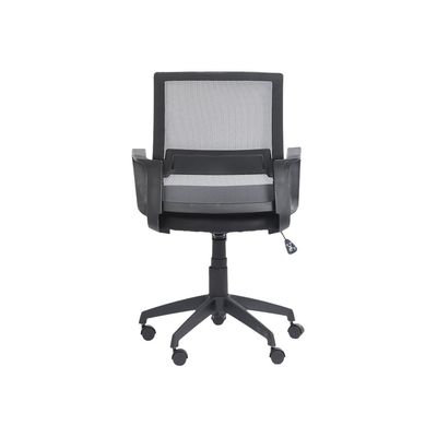 Fauteuil de bureau LIBERTY 01 - accoudoirs fixes - sans appui-tête - noir et gris