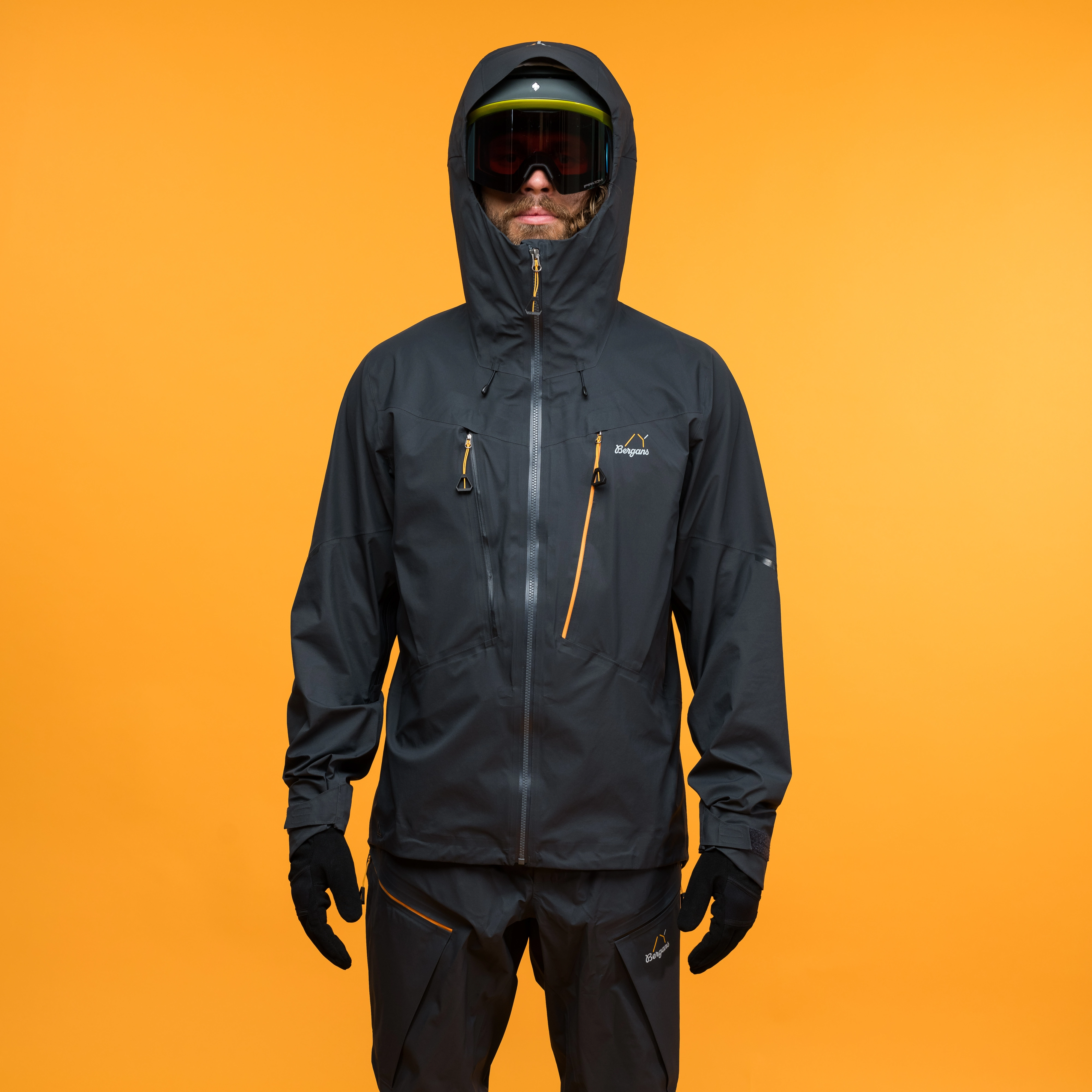 Y MountainLine Breathe 3L Shell Jacket Men Dark Shadow Grey