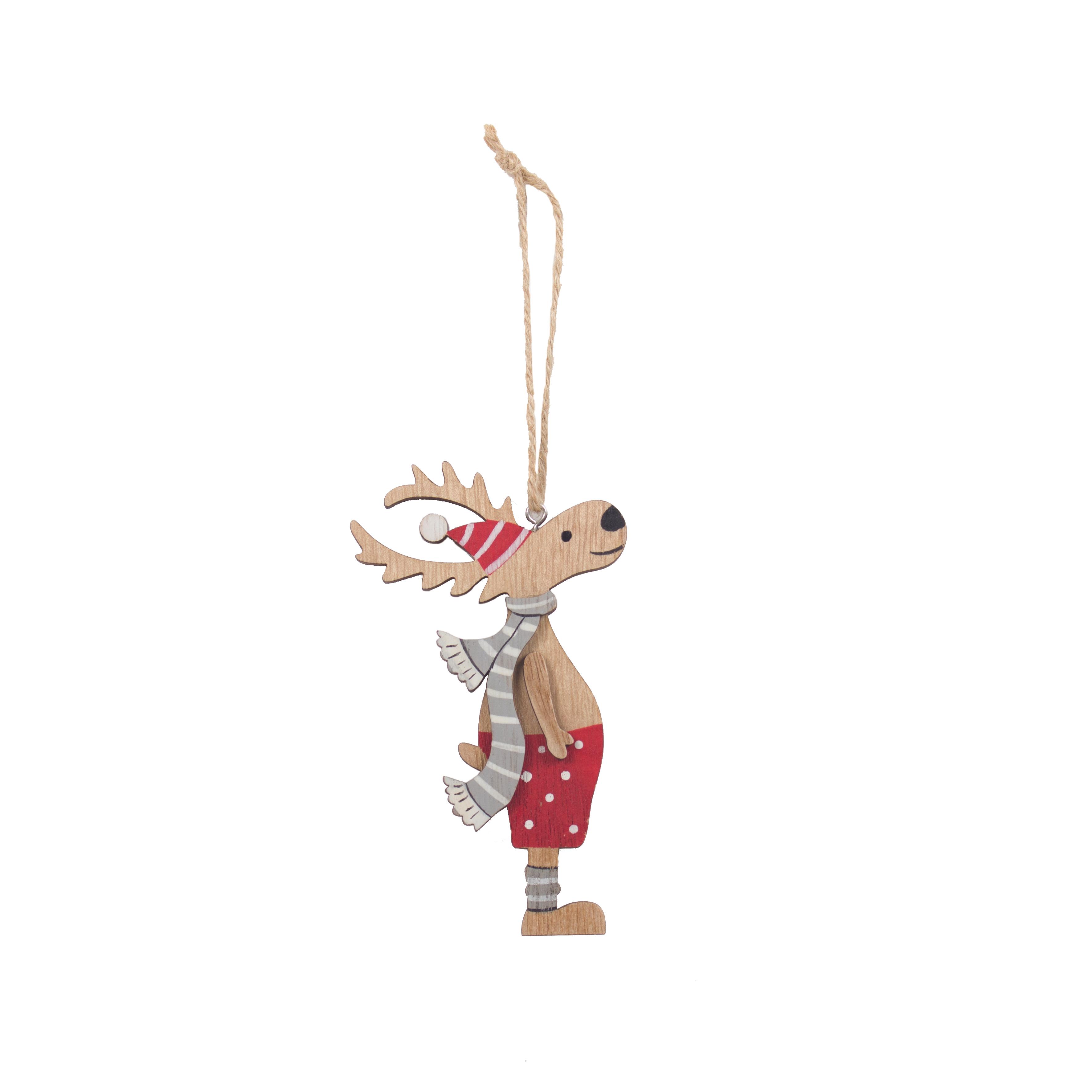 SUSPENSION NOEL RENNE 7X12CM