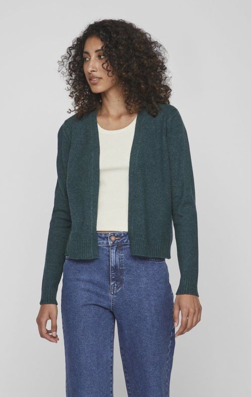 Vila - Viril Short Knit - Vest - Ponderosa Pine - Dames