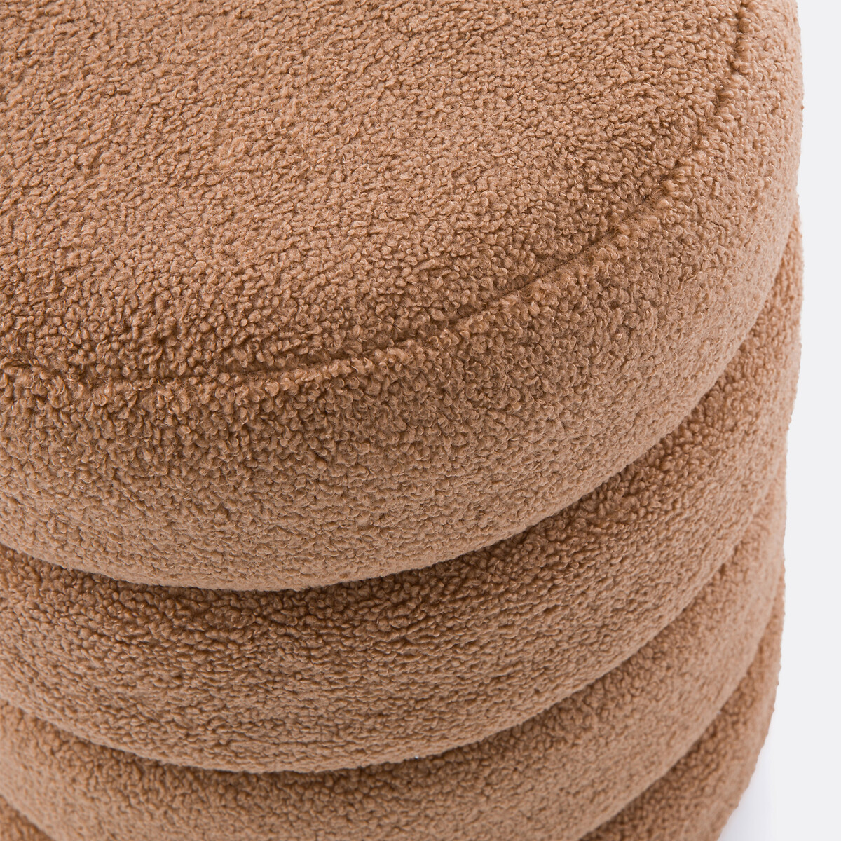 LA REDOUTE INTERIORS<br>Poef em bouclette, Pilou