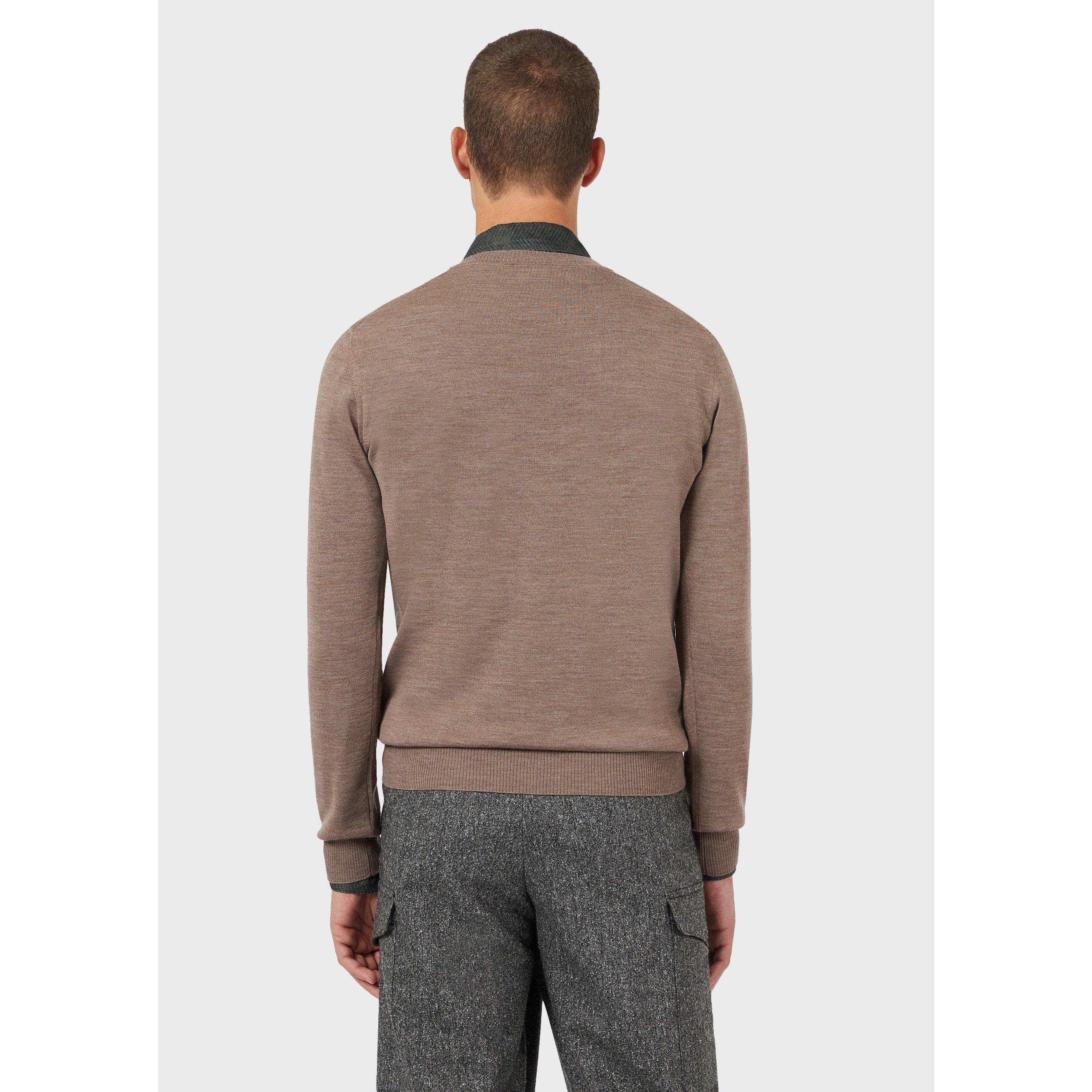 Emporio Armani Crew Neck Knit Top