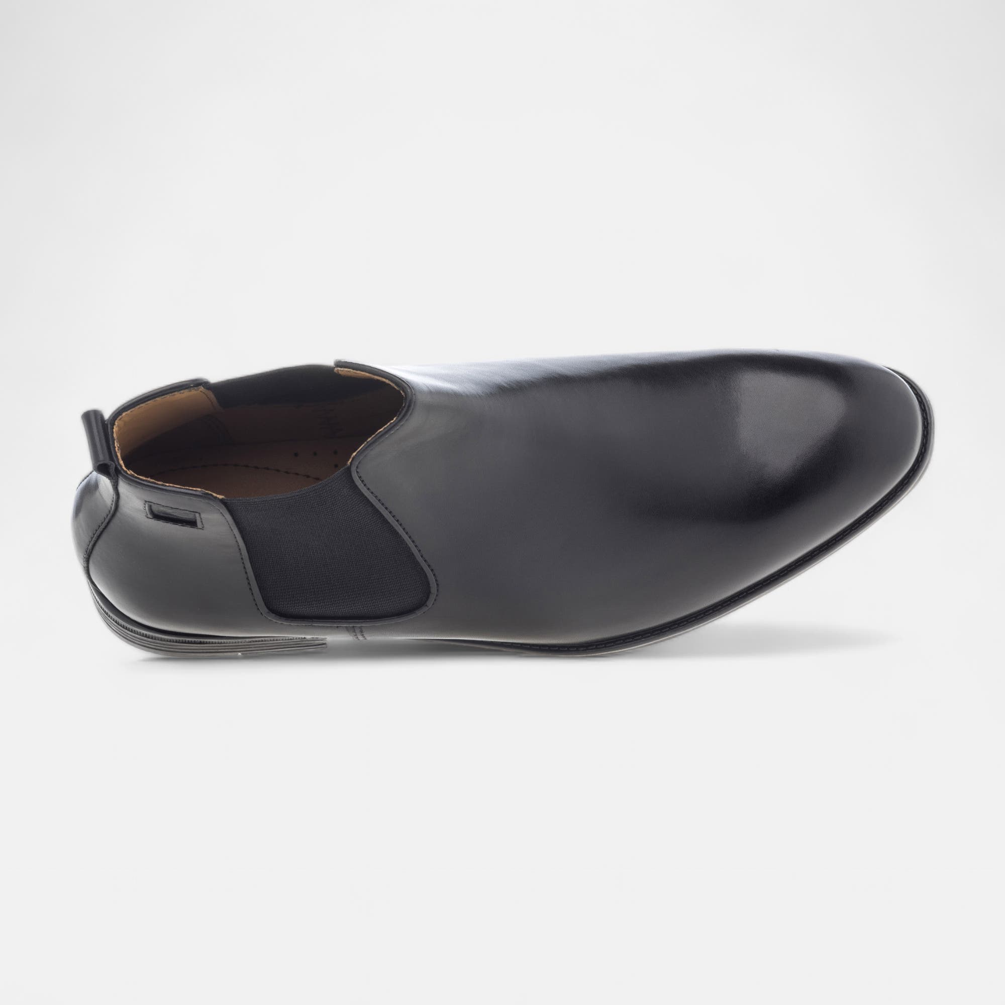 Boots chelsea Homme en cuir noir