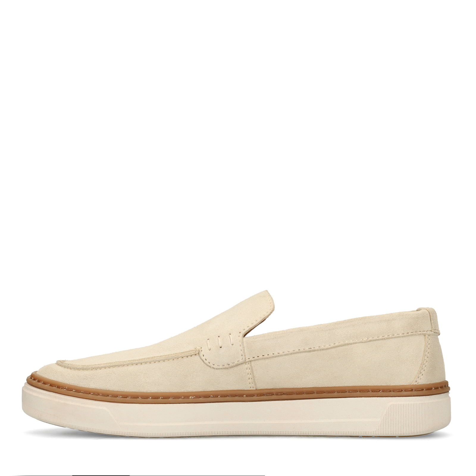Beige suède loafers