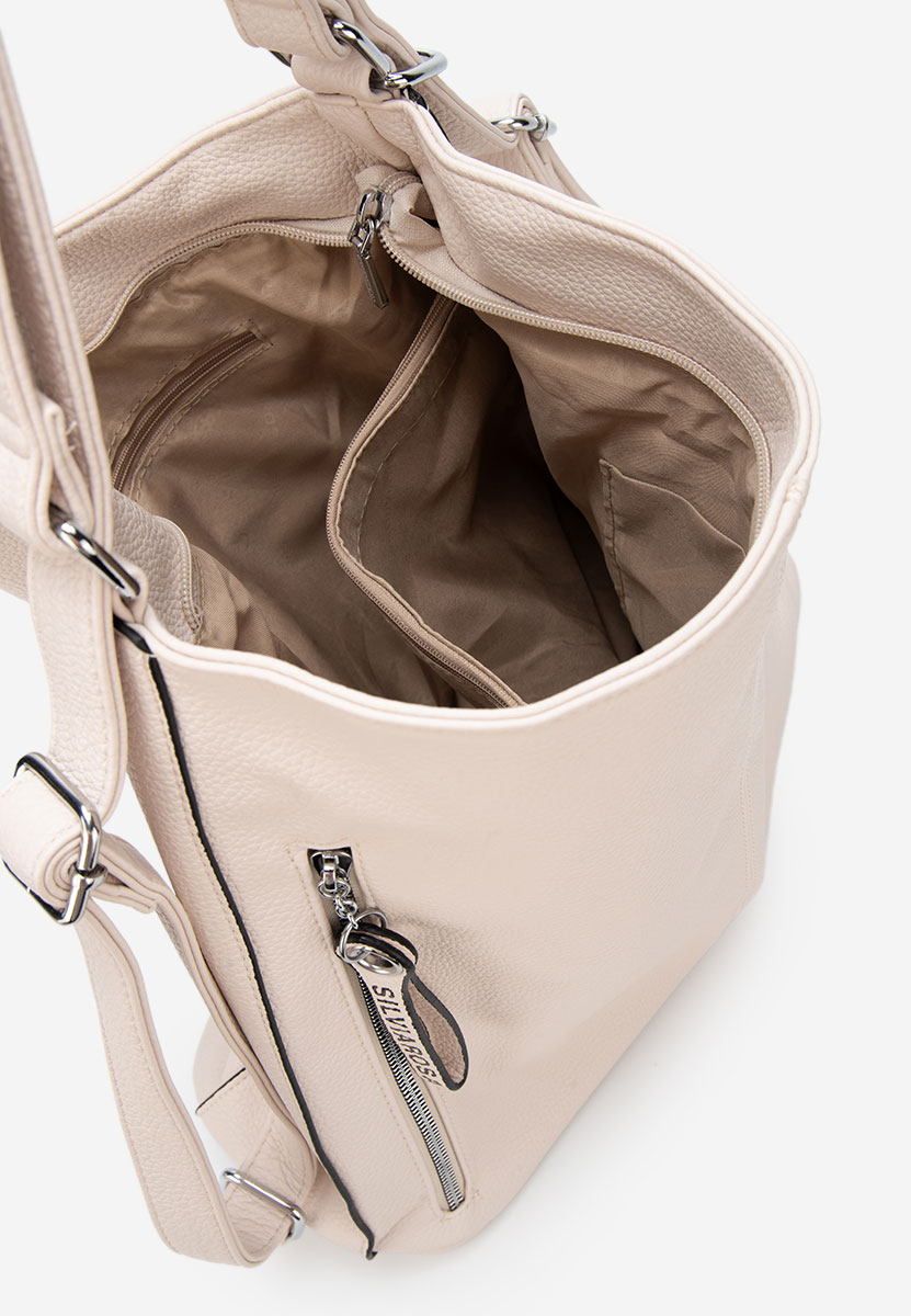 Sac à main beige Silvia Rosa 5691A