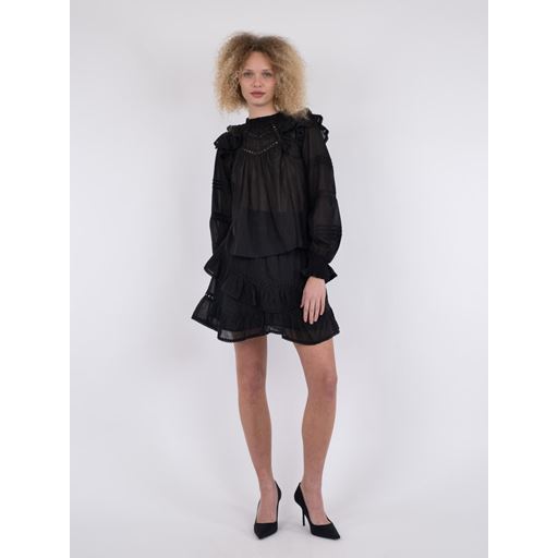 Neo Noir Simkie S Voile Bluse, Black, 34