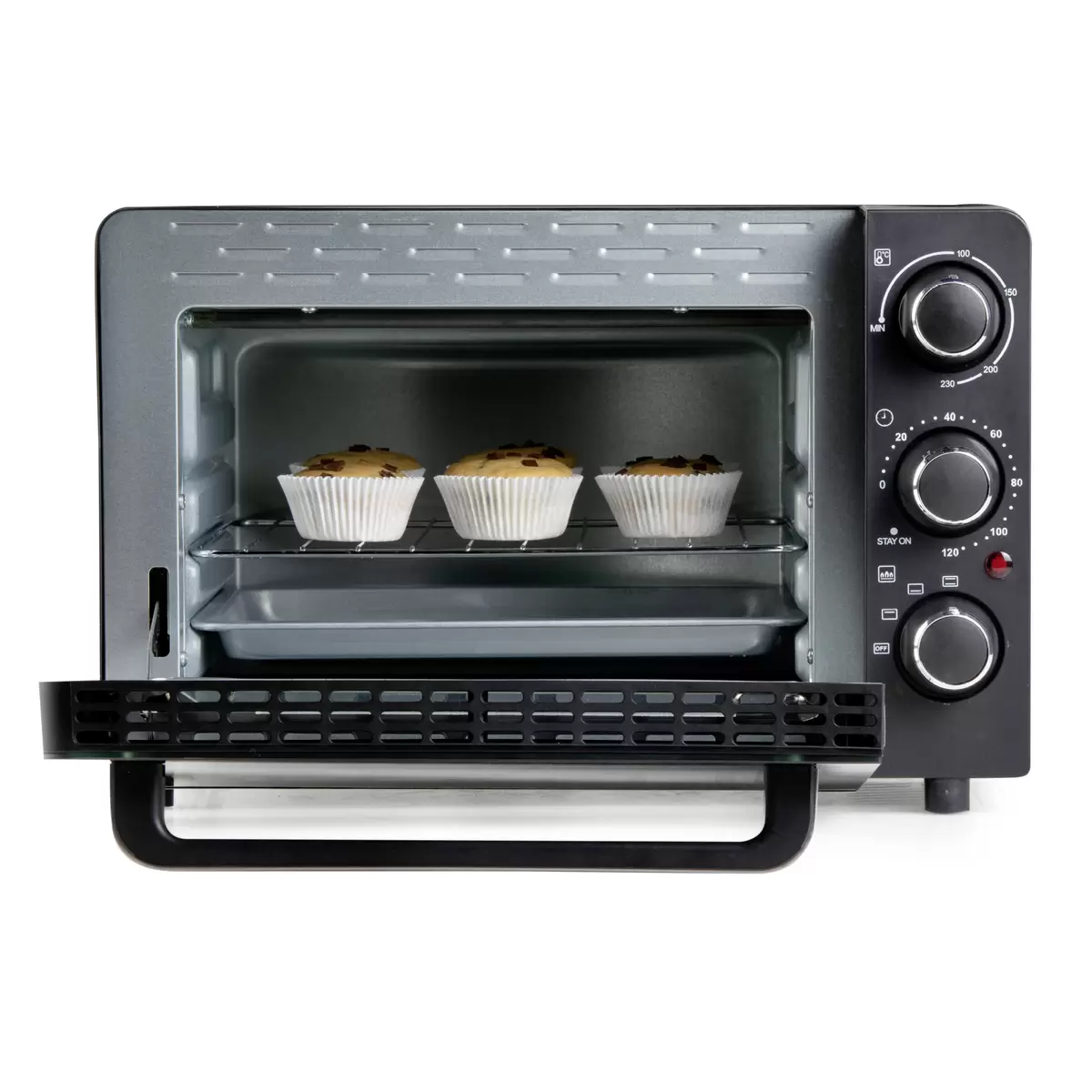Tischbackofen Domo DO807GO Schwarz
