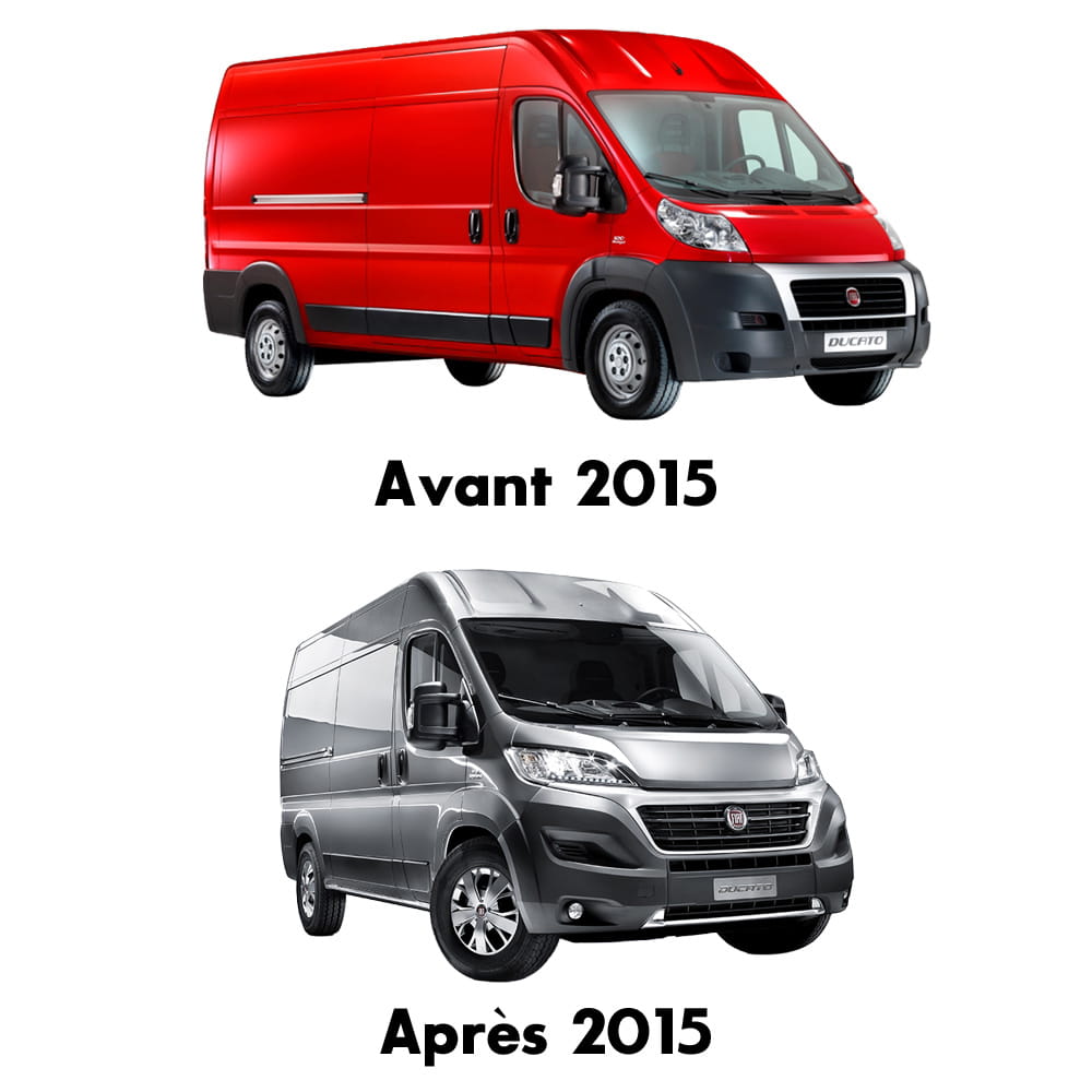 Coques rétros camping-car HTD Blanches Ducato de 2007 à 2024