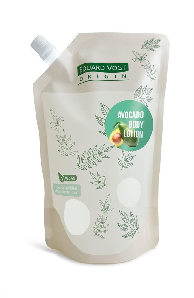 EDUARD VOGT Avocado Body Lotion<br>800 ml, Beutel, Lotion, Nachfüllbeutel
