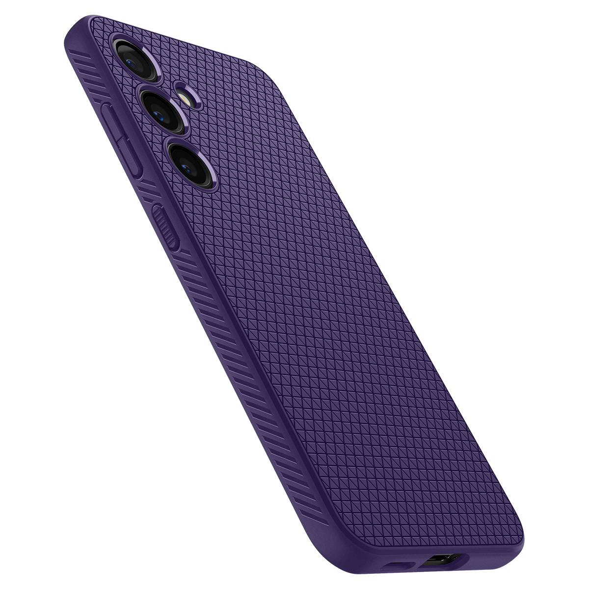 Samsung Galaxy S24 Liquid Air Case Gummi Hülle (ACS07451) - Deep Purple