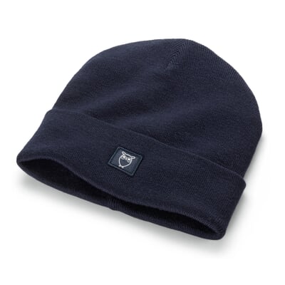 Herren-Strickmütze, Dunkelblau