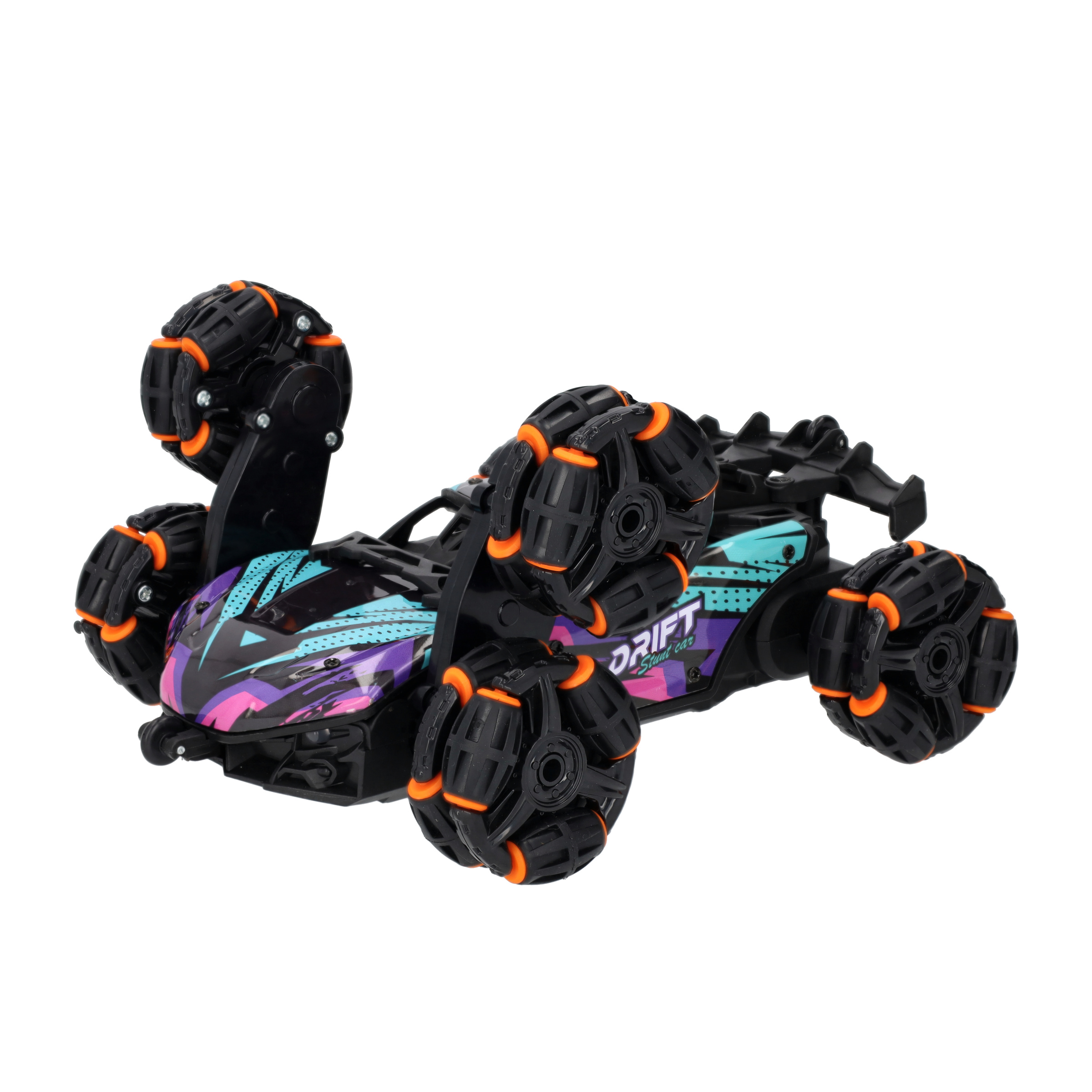 (1:20) Ferngesteuertes 2.4GHz RC Spielzeug Auto Six Wheels Offroad Car mit 360° Drehung / LED Licht / Sprühnebel (Batteriebetrieben) - Assortiert