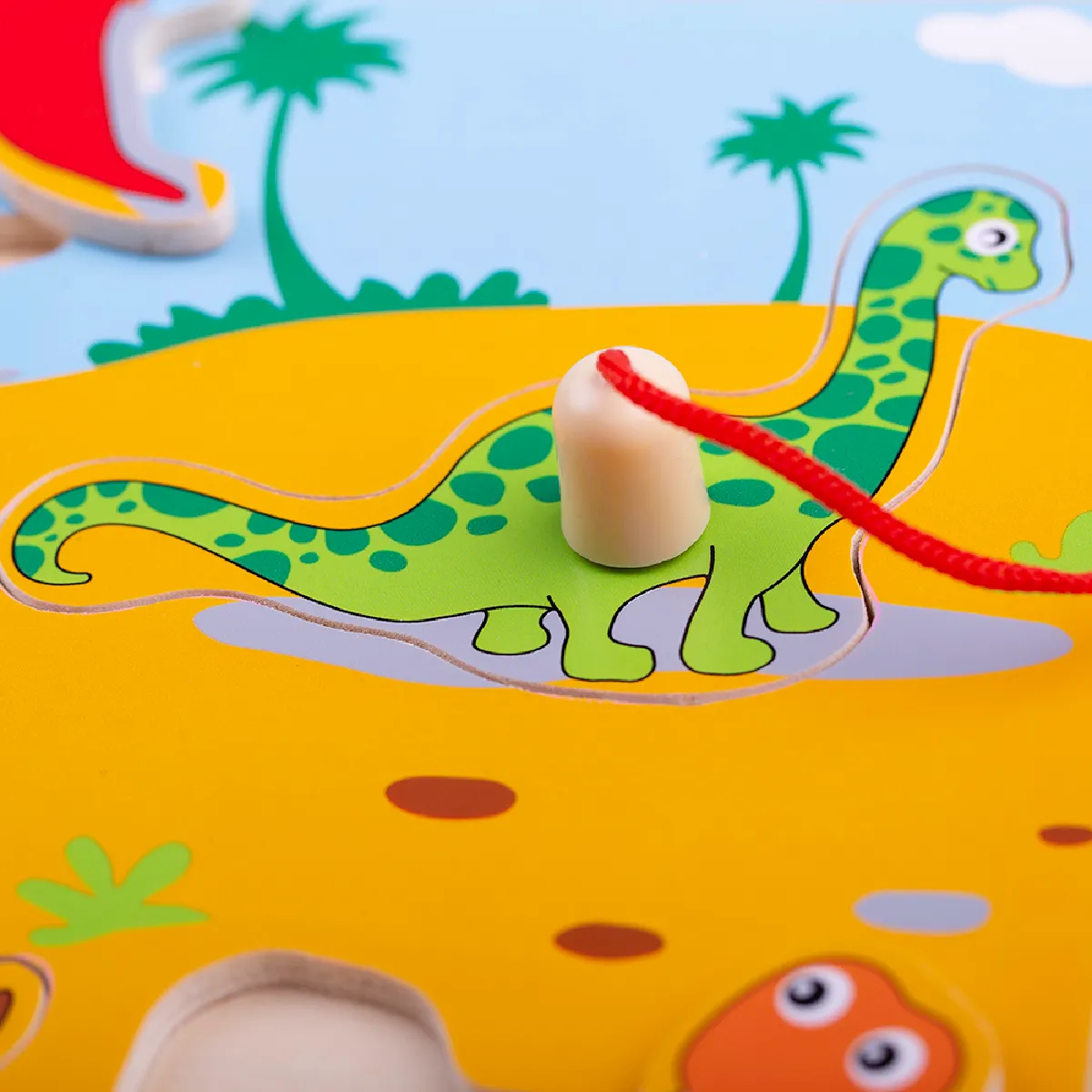 Bigjigs Toys Puzzle dinosaure magnétique
