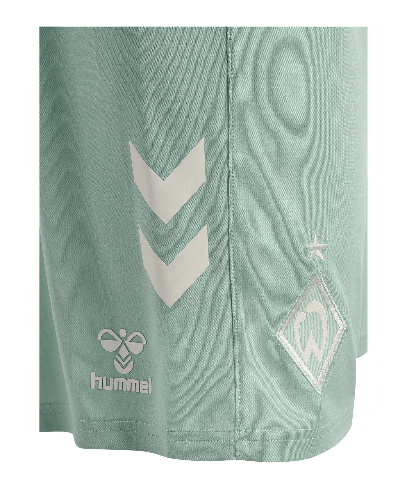 Hummel SV Werder Bremen Short Away 2024/2025 Grün F6117