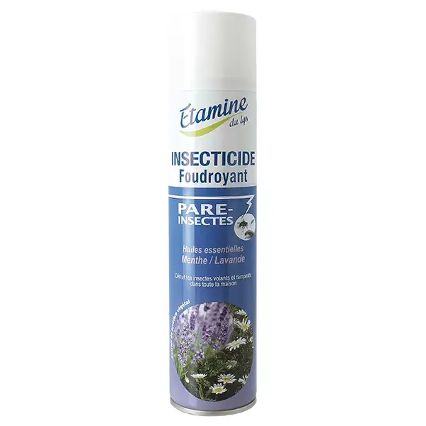 Inseticida anti-insetos Lily Stamen, de ação rápida, menta-lavanda, 400ml