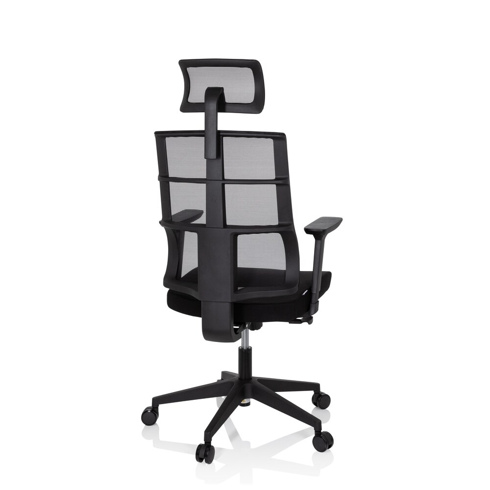 Profi Bürostuhl SPINIO PRO Stoff/Netzstoff mit Armlehnen (höhenverstellbar) hjh OFFICE
