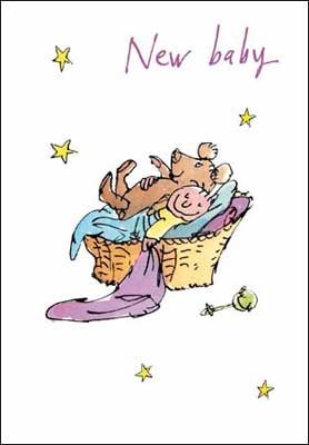 Quentin New Baby Card