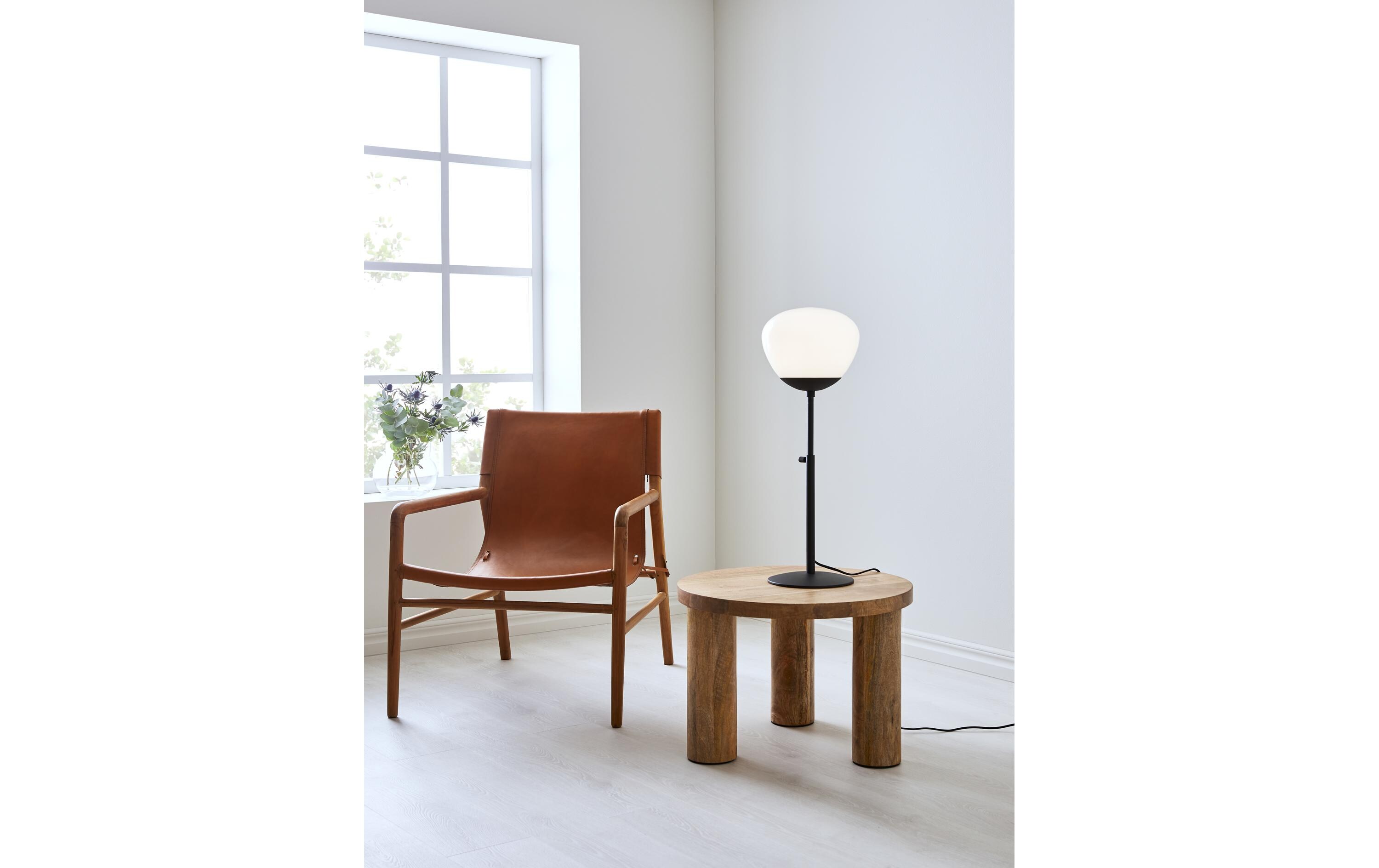 Tischleuchte Rise, E27, max. 40W, Schwarz/Weiss<br>Dekorative Tischlampe