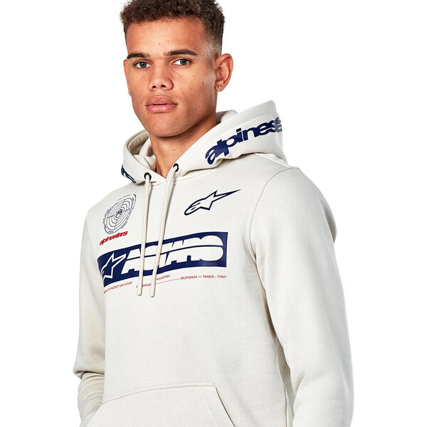 Alpinestars - Sweat à capuche Conversion Blanc cassé