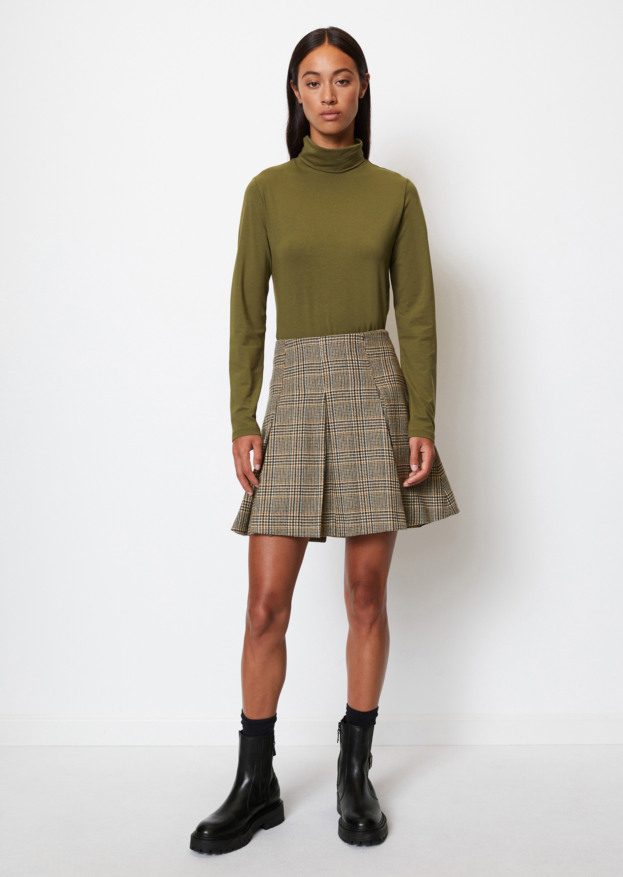 Rollkragen-Longsleeve regularmit TENCEL™ Modal