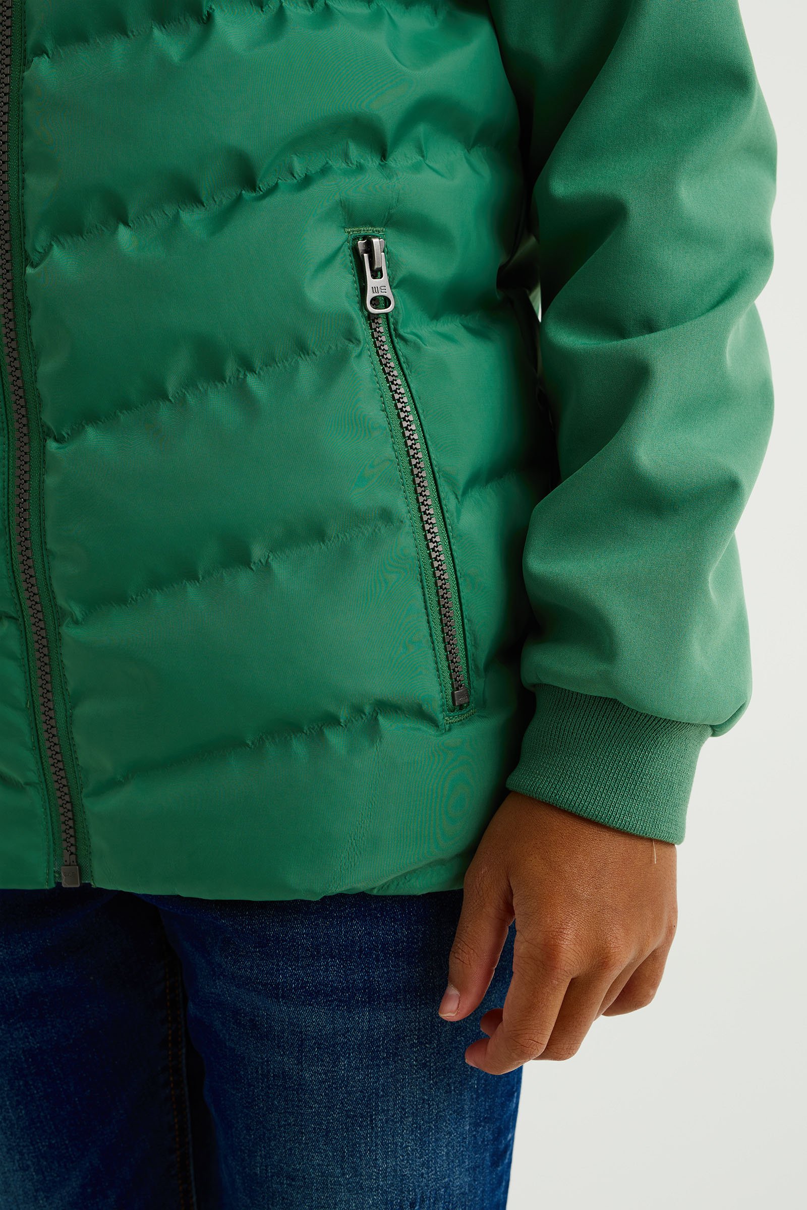 Jongens softshell jack WE Fashion Groen