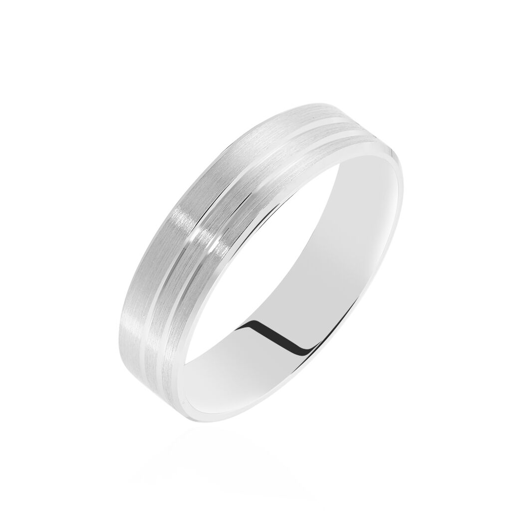 Alliance Cheryn Ruban Plat Argent Blanc