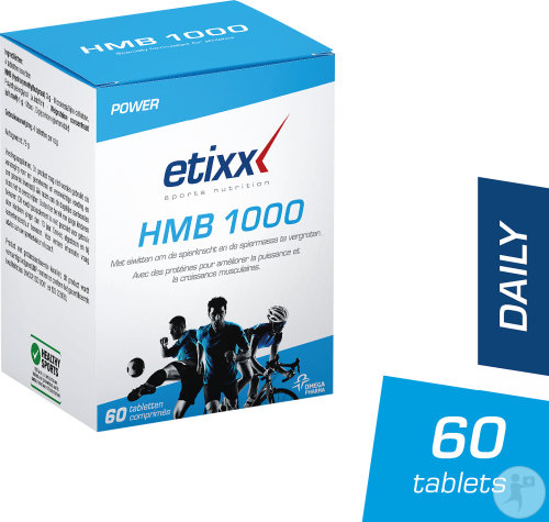 Etixx Power HMB 1000 Comprimés 60